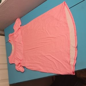 Girls cold shoulder dress